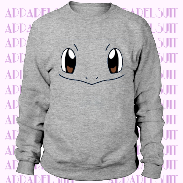 Squirtle Face Cosplay Pokemon Go Parody Hoodie Sweatshirt