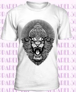 Sri Narasimha T Shirt Tee, Lion God Yoga Vedic Hindu Hinduism Meditation Religion Spirituality