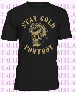 Stay Gold Ponyboy shirt - Outsiders book & movie fan tee - Bella + Canvas 3001 Unisex Short Sleeve Jersey T-Shirt with Tear Away Label