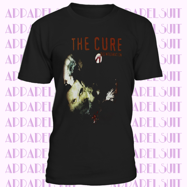 THE CURE DISINTEGRATION MENS BLACK T SHIRT ROBERT SMITH NEW ORDER THE SMITHS