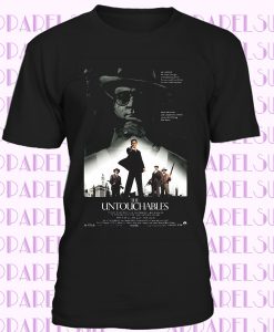 THE UNTOUCHABLES Movie Poster T shirt black all sizes