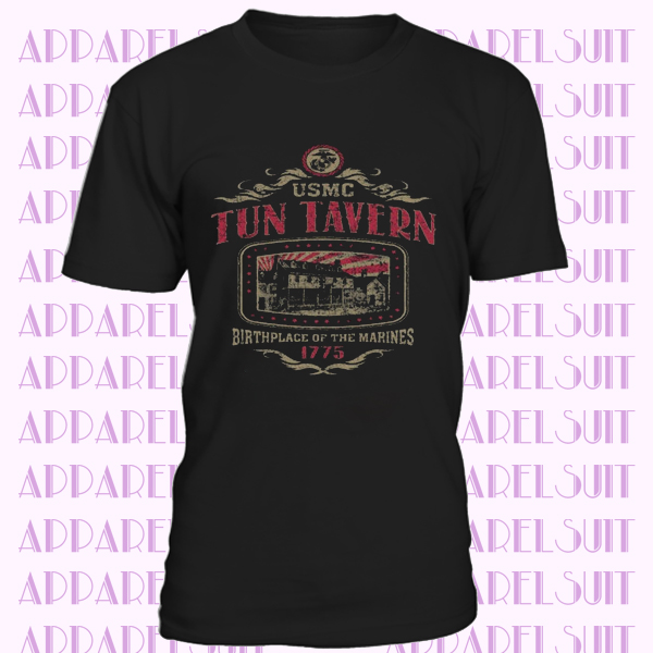 Tun Tavern-Marine Corps-American Military - Patriotic Short-Sleeve Unisex T-Shirt