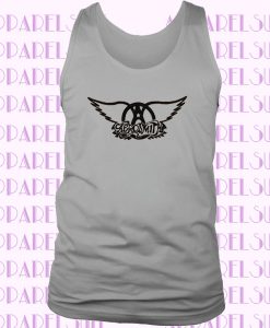 USA Made VTG 90s White Giant Aerosmith Cotton Wife Beater Tank Top T Shirt