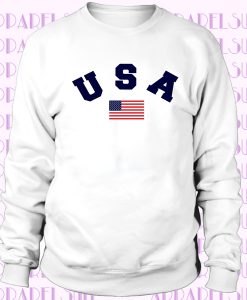 USA Sweatshirt - America Sweater - USA Flag sweatshirt - USA shirt - America Sweatshirt - Patriotic Shirts Women - Fourth of July shirts