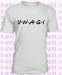 Unagi T-shirt - Friends Show Shirt, Friends Tvshow Clothing, Ross Tee from Friends Tv Show, burnt orange, Friends Tvshow Gifts