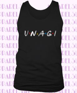 Unagi Tank top - Friends Show tank top, Friends Tvshow Clothing, Ross Tee from Friends Tv Show, burnt orange, Friends Tvshow Gifts