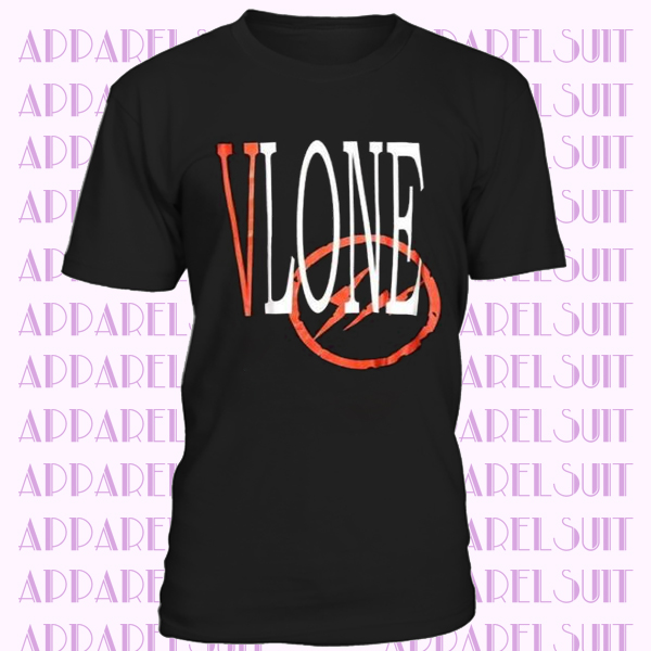 Unisex Vlone Friends T-shirt Mens Hip-hop Top Tee Shirts Casual Short Sleeves