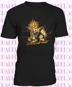 Vintage Dragon Ball Z 2001, Goku Super Saiyan, Anime Japan, T-shirt