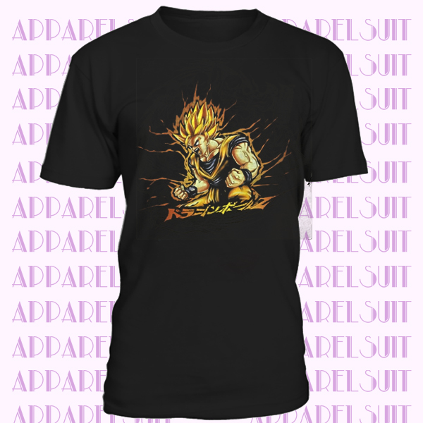 Vintage Dragon Ball Z 2001, Goku Super Saiyan, Anime Japan, T-shirt