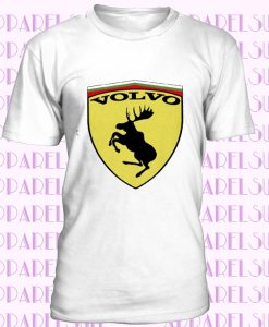 Volvo Funny T Shirt White or Gray S to 3XL Racing Rally Drifting