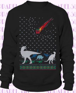 funny t-rex sweater for women and men, dinosaur Extinction Christmas sweater, Tyrannosaurus sweatshirt, dinosaur ugly