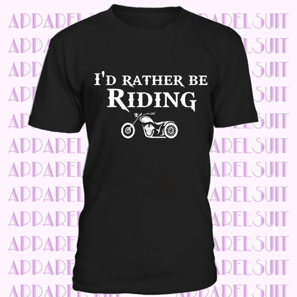 motorcycle toddler shirt I'd rather be riding daddy kids t-shirt