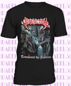 BENEDICTION TRANSCEND THE RUBICON DISMEMBER DEATH METAL NEW BLACK T-SHIRT