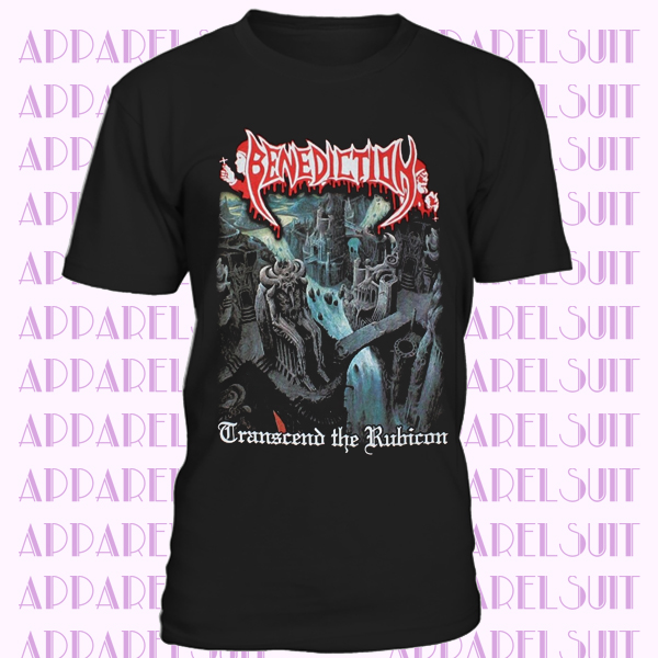 BENEDICTION TRANSCEND THE RUBICON DISMEMBER DEATH METAL NEW BLACK T-SHIRT