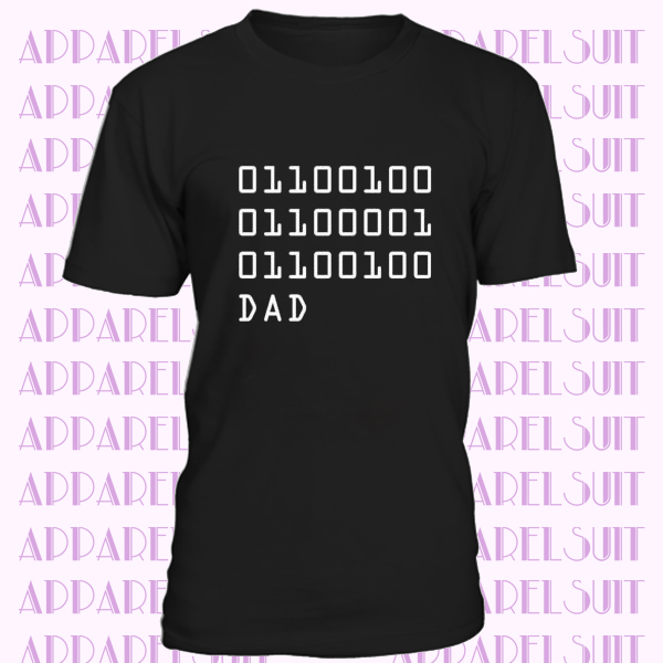 Binary Dad Mens T-Shirt