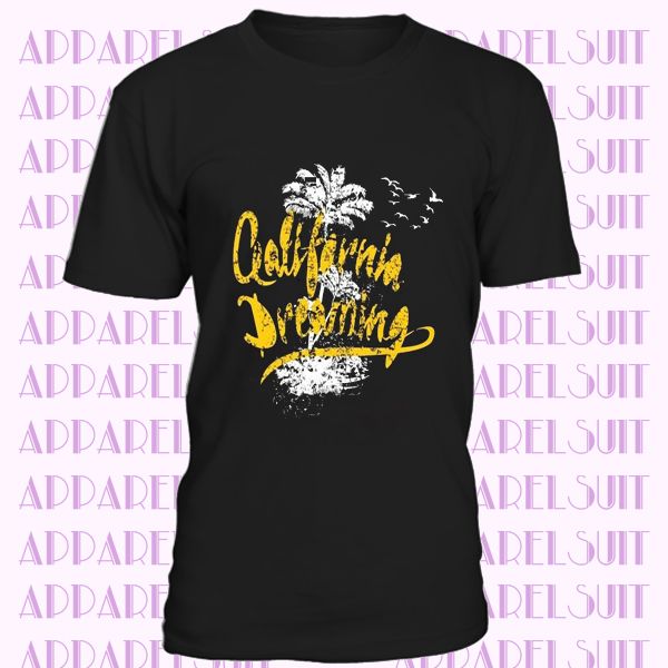 California Dreaming Yellow T-shirt