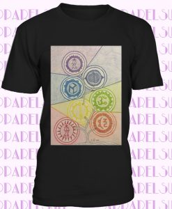 Chakra Energy Tree Hand Drawn T-Shirt