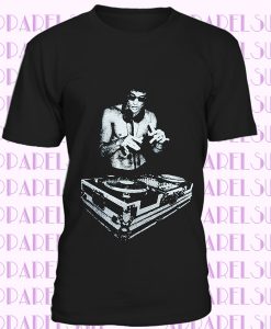 DJ Bruce Lee Mens Charcoal T shirt