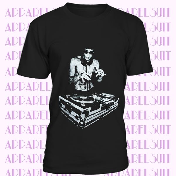 DJ Bruce Lee Mens Charcoal T shirt