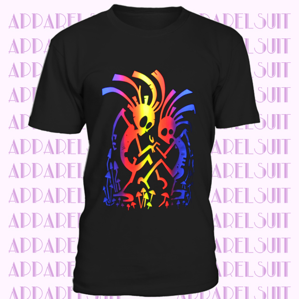 Dancing mates - rave psy trance goa t-shirt