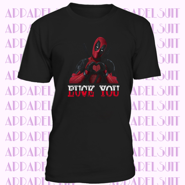 Deadpool Love You T-Shirt Unisex Men's Comedy T-Shirt