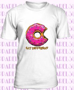 Eat Different II T-Shirt Donut Fun Computer Nerd Geek Donuts Love