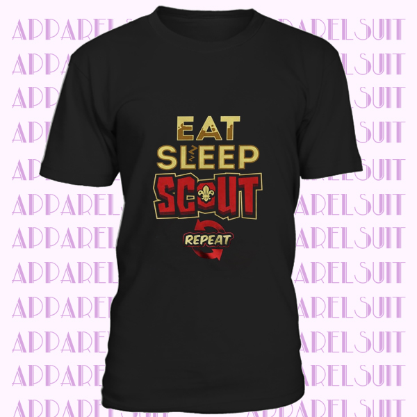 Eat Sleep Scout Repeat T-Shirt, scout tshirt, scout t-shirt