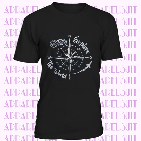 Explore The World Compass T-Shirt