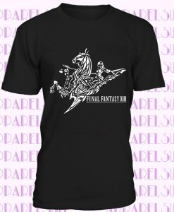 FF13 Lightning T-Shirt, Summon Odin, Grand Final Fantasy tee