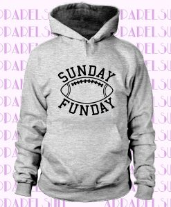 Football Graphic Hoodie Sunday Funday Hoodie