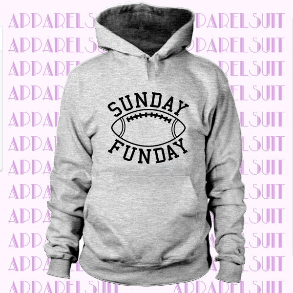 Football Graphic Hoodie Sunday Funday Hoodie