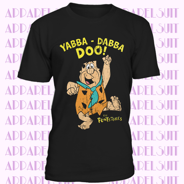 Fred Flintstone Yabba Dabba Doo The Flintstones Official Tee T-Shirt