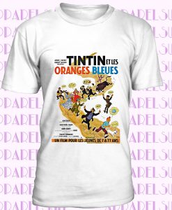 French Film Tintin Et Les Oranges Bleues Comic 60s CooLUnisex T-Shirt