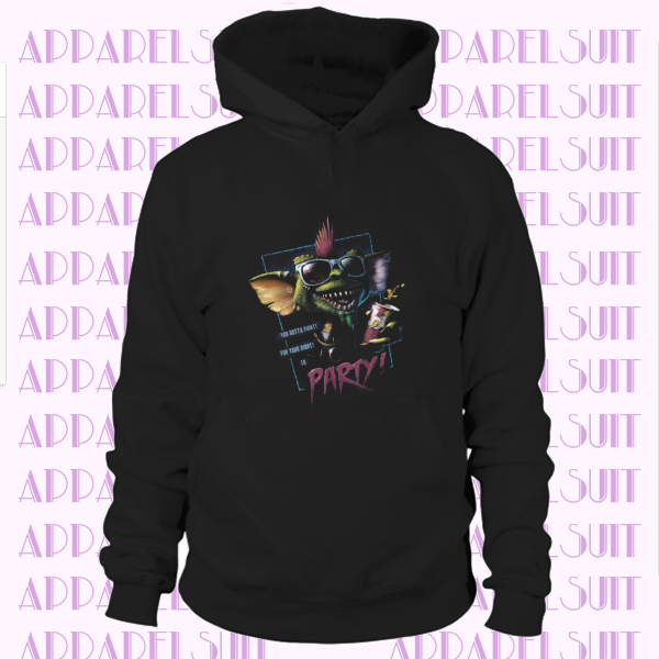 Gremlins Party Hoodie kleine Monster Horror Gizmo Mogwai Fun Kult Saufen Feiern