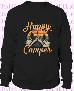 Happy Camper Sweatshirt, Camping Sweatshirt, Adventure Sweatshirt