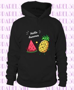 Hello Summer watermelon pineapple Hoodie