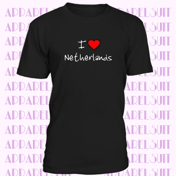 I Love Heart Netherlands T-Shirt