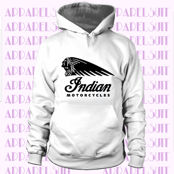 Indian Biker Hoodie Mens baseball Motorcycles Motorbike cafe racer bike classic