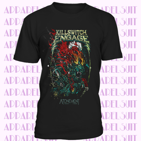 KILLSWITCH ENGAGE-Atonement-Metalcore-Trivium ,BLACK T_shirt