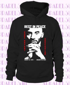 KOBE BRYANT Hoodie Mens RIP Tribute Unisex Tee Top Basketball Player