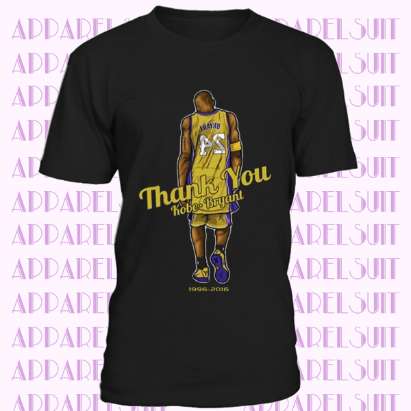 Kobe Bryant T-Shirt Thank You Kobe Bryant Tee Shirt