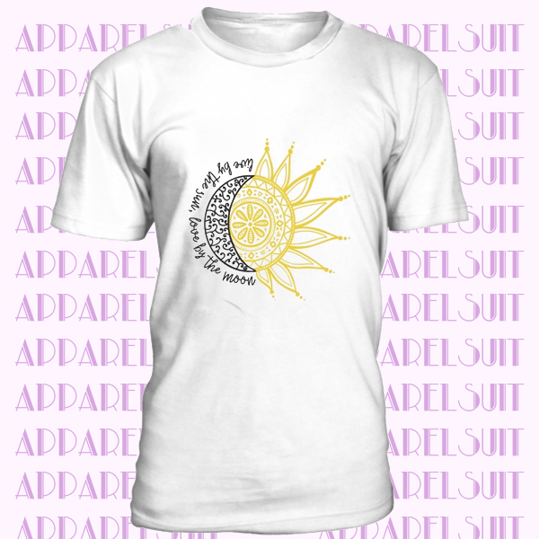 LIVE BY the SUN Love by the moon shirt