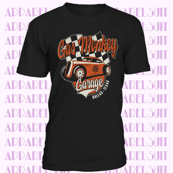 Licence Officielle Gas Monkey Manche Baseball T-SHIRT