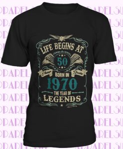 Life Begins At 50 Mens T-Shirt