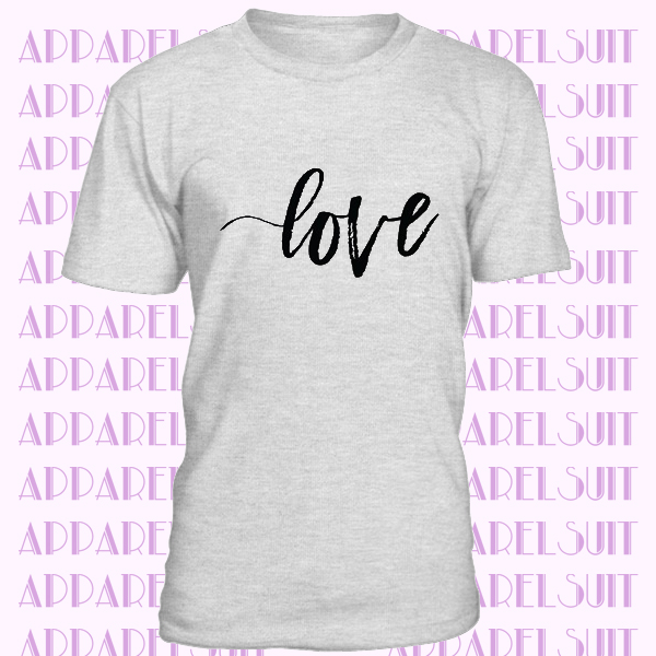 Love T-Shirt. Love Shirt. Gift For Girlfriend. Love Tee. Honeymoon Shirt. For Wife. Bridal Shower Gift. Bride Shirt. Mrs Shirt