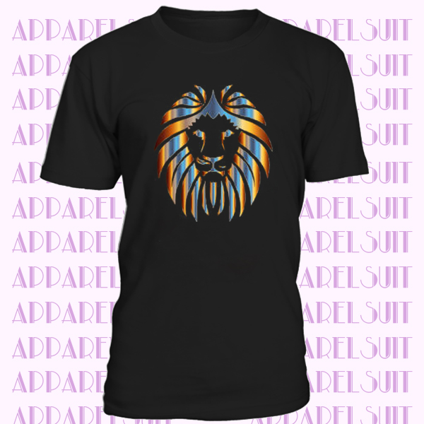 Mens Designer Lion Fashion Short Sleeve T Shirt