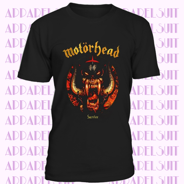 Mens Motorhead Sacrifice Logo Black T-Shirt