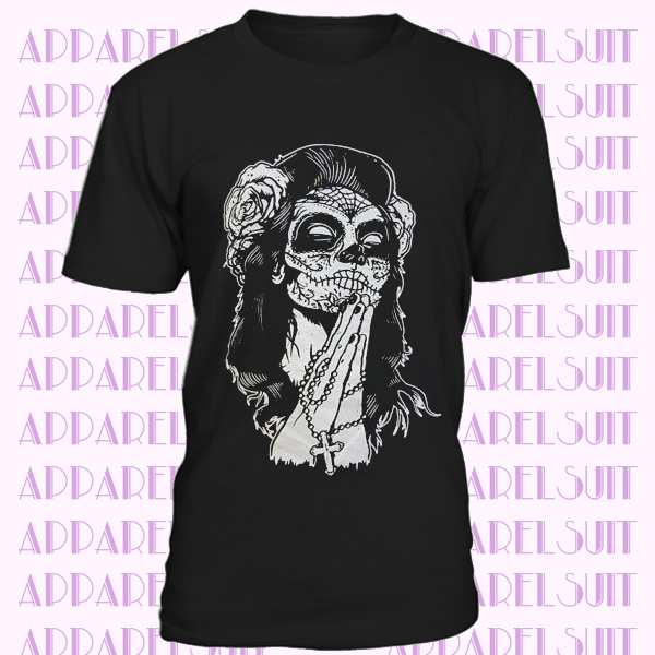 Mexican Skull Cotton T-Shirt