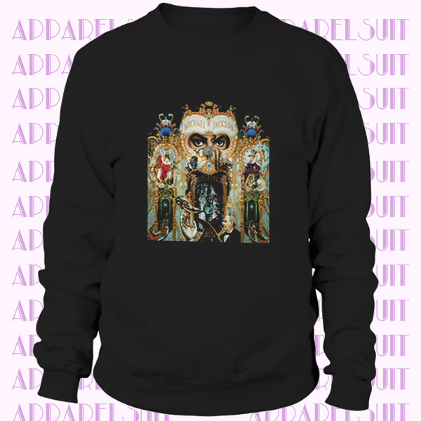 Michael Jackson Men's Dangerous Album Cover Sweatshirt