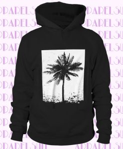 Palm-tree-graphic Hoodie